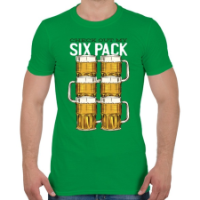 PRINTFASHION Sörhas - Férfi póló - Zöld férfi póló