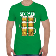 PRINTFASHION Sörhas - Férfi póló - Zöld férfi póló