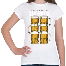 PRINTFASHION Sörhas - Női póló - Fehér