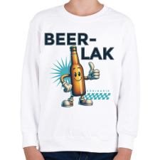 PRINTFASHION Söribarik - Gyerek pulóver - Fehér gyerek pulóver, kardigán