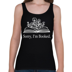 PRINTFASHION Sorry, I'm Booked. - Női atléta - Fekete