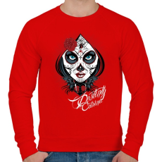 PRINTFASHION Sors - Férfi pulóver - Piros