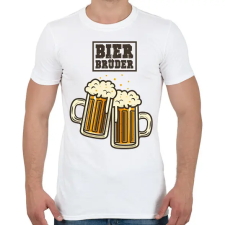 PRINTFASHION Sörtestvérek - Férfi póló - Fehér férfi póló