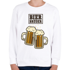 PRINTFASHION Sörtestvérek - Gyerek pulóver - Fehér