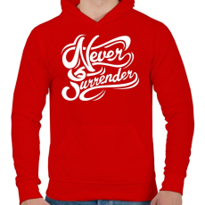 PRINTFASHION Sose add fel - Férfi kapucnis pulóver - Piros