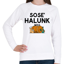 PRINTFASHION SOSE' HALUNK MEG - Női pulóver - Fehér női pulóver, kardigán