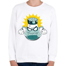 PRINTFASHION Sószóró - Gyerek pulóver - Fehér gyerek pulóver, kardigán