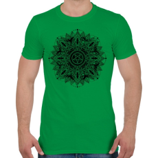 PRINTFASHION Sötét csillag - Férfi póló - Zöld