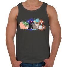 PRINTFASHION South park cicák - Férfi atléta - Sötétszürke atléta, trikó