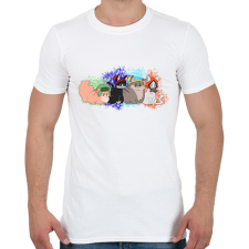 PRINTFASHION South park cicák - Férfi póló - Fehér férfi póló