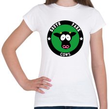 PRINTFASHION south park cows - Női póló - Fehér női póló