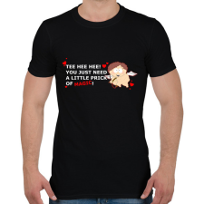 PRINTFASHION South park - Cupid Cartman - Férfi póló - Fekete férfi póló