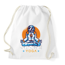 PRINTFASHION Space Yoga - Sportzsák, Tornazsák - Fehér tornazsák