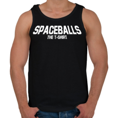 PRINTFASHION Spaceballs - Férfi atléta - Fekete