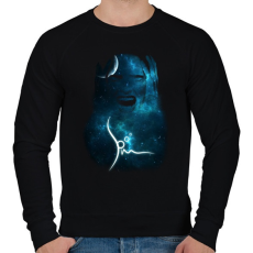 PRINTFASHION spacemascream-01.png - Férfi pulóver - Fekete