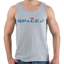 PRINTFASHION SpaceX - Tesla Roadster - Férfi atléta - Sport szürke atléta, trikó
