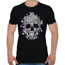 PRINTFASHION Spagetti koponya - Férfi póló - Fekete férfi póló