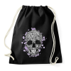 PRINTFASHION Spagetti koponya - Sportzsák, Tornazsák - Fekete