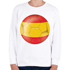 PRINTFASHION Spanyol labda - Gyerek pulóver - Fehér gyerek pulóver, kardigán