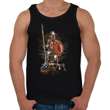 PRINTFASHION Sparta - Férfi atléta - Fekete atléta, trikó