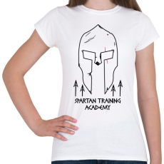 PRINTFASHION Spártai akadémia - Női póló - Fehér