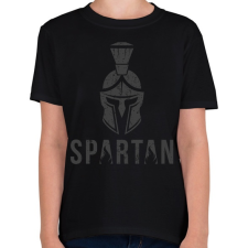 PRINTFASHION Spartan - Gyerek póló - Fekete gyerek póló