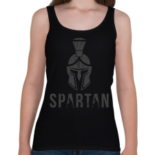 PRINTFASHION Spartan - Női atléta - Fekete női trikó