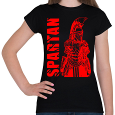 PRINTFASHION spartan - Női póló - Fekete