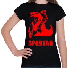 PRINTFASHION spartan - Női póló - Fekete