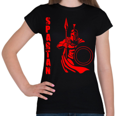 PRINTFASHION spartan - Női póló - Fekete