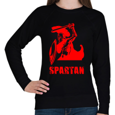 PRINTFASHION spartan - Női pulóver - Fekete