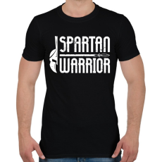 PRINTFASHION Spartan Warrior - Férfi póló - Fekete