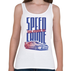 PRINTFASHION speed is not a crime - Női atléta - Fehér