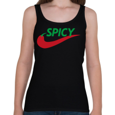 PRINTFASHION Spicy - Női atléta - Fekete női trikó