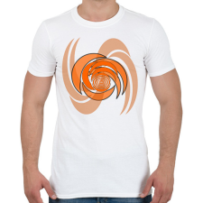 PRINTFASHION spiral1_orange - Férfi póló - Fehér férfi póló