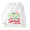 PRINTFASHION Spirit animal - Grinch - Sportzsák, Tornazsák - Fehér