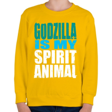 PRINTFASHION Spirit Animal - Gyerek pulóver - Sárga gyerek pulóver, kardigán