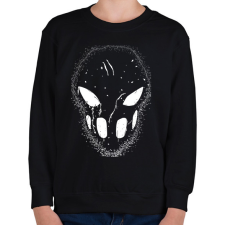 PRINTFASHION splatterhouse_white - Gyerek pulóver - Fekete gyerek pulóver, kardigán