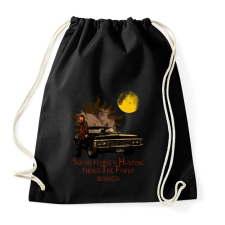 PRINTFASHION SPN- DEAN - Sportzsák, Tornazsák - Fekete tornazsák