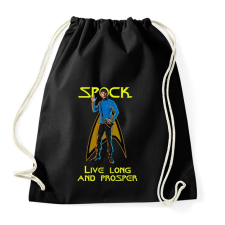 PRINTFASHION spock - Sportzsák, Tornazsák - Fekete tornazsák