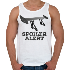 PRINTFASHION Spoiler alert - Férfi atléta - Fehér