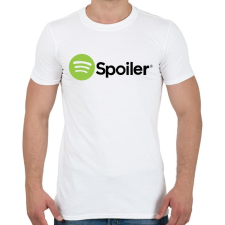 PRINTFASHION Spoiler - Férfi póló - Fehér férfi póló