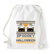 PRINTFASHION SPOOKY HALLOWEEN - Sportzsák, Tornazsák - Fehér tornazsák