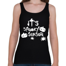 PRINTFASHION spooky.season.w - Női atléta - Fekete női trikó