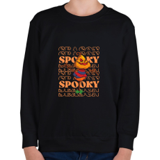 PRINTFASHION Spooky töki - Gyerek pulóver - Fekete