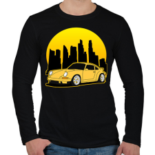 PRINTFASHION Sport autó  - Férfi hosszú ujjú póló - Fekete férfi póló