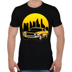 PRINTFASHION Sport autó  - Férfi póló - Fekete