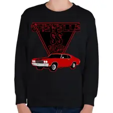 PRINTFASHION Sport autó  - Gyerek pulóver - Fekete gyerek pulóver, kardigán