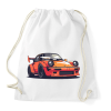 PRINTFASHION Sport autó  - Sportzsák, Tornazsák - Fehér