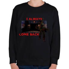 PRINTFASHION springtrap - Gyerek pulóver - Fekete